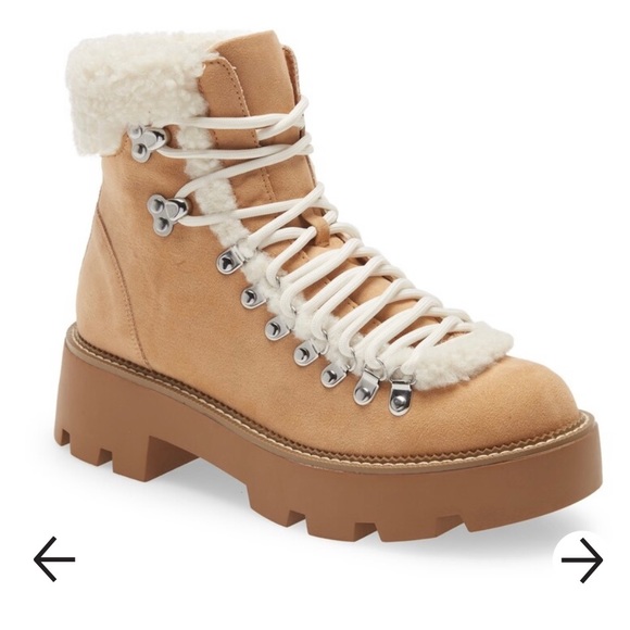 Women's NWT Steve Madden light brown suede boots , cool planet ,Cyclone, sz 6 - Picture 1 of 12